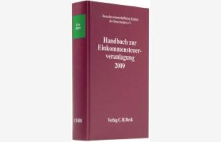 Handbuch zur Einkommensteuerveranlagung 2009