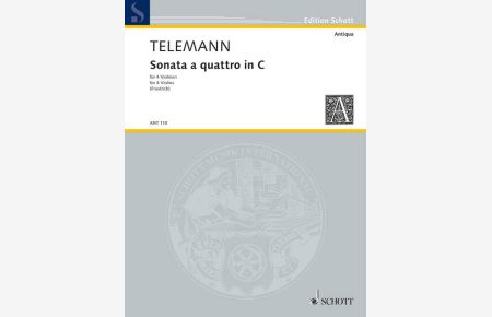 Sonata a quattro in C  - (Serie: Antiqua), (Reihe: Edition Schott)