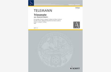 Triosonate A-Dur  - aus Essercizii Musici, (Serie: Antiqua), (Reihe: Edition Schott)