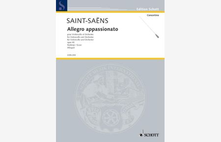 Allegro appassionato op. 43  - (Serie: Concertino), (Reihe: Edition Schott)