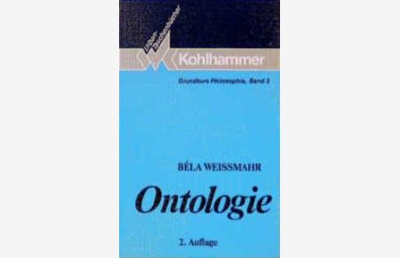 Ontologie von Bela Weissmahr