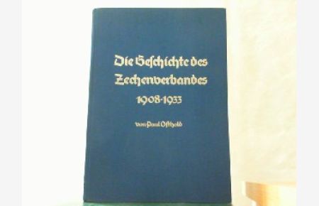 Die Geschichte des Zechenverbandes 1908-1933. Ein Beitrag zur deutschen Sozialgeschichte.