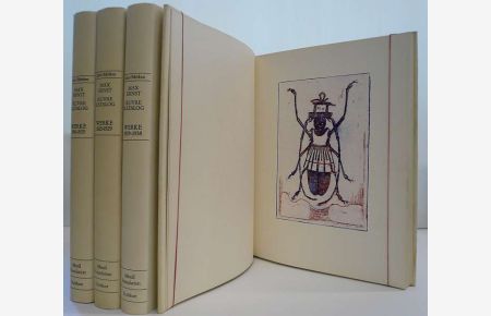 Max Ernst Oeuvre-Katalog.   - Band 1: Das Graphische Werk. Band 2: Werke 1906-1925. Band 3: Werke 1925-1929. Band 4: Werke 1929-1938.