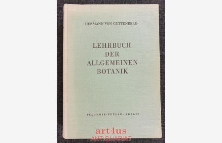 Lehrbuch der allgemeinen Botanik.