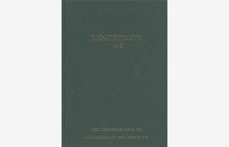 Hengstbuch. 1998. Herausgegeben von der Besitzervereinigung für Vollblutzucht und Rennen e. V.