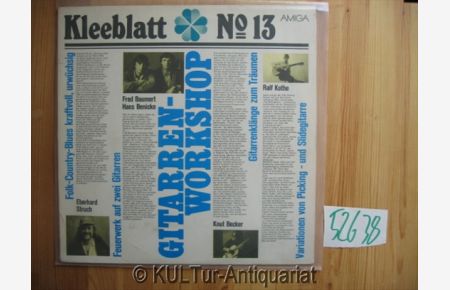 Kleeblatt no. 13 - Gitarren-Workshop Vinyl-LP
