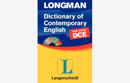 Longman Dictionary of Contemporary English ( DCE ). Mit CD-ROM. Über 106. 000 Stichwörter und Wendungen [Gebundene Ausgabe] von Langenscheidt
