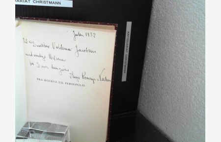 Fra Moskva til Persepolis. Rejserids fra Sovjetrusland og Persien. - Signiertes Exemplar von Aage Krarup Nielsen  - Text in Dänisch / Danish