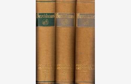 Brockhaus - Handbuch des Wissens in vier Bänden - Band 1, 2, 3, 4  - 4 Bücher