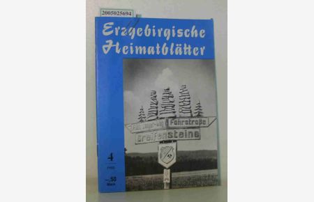 Erzgebirgische Heimatblätter  - Heft 4 / 1988
