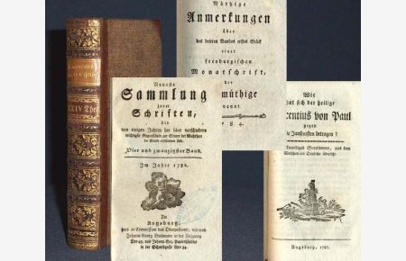 Neueste Sammlung jener Schriften, die von einigen Jahren her über verschiedene wichtigste Gegenstände zur Steuer der Wahrheit im Drucke erschienen sind. Vier und zwanzigster [24. ] Band. Im Jahre 1786.