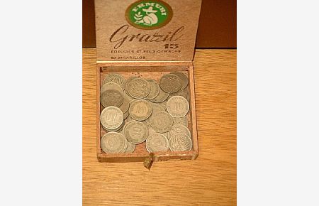 Münzschatz: Sammlung von ca. 40 Stück 10-Pfennig Münzen, umseitig mit dem Reichsadler und glattem Rand.