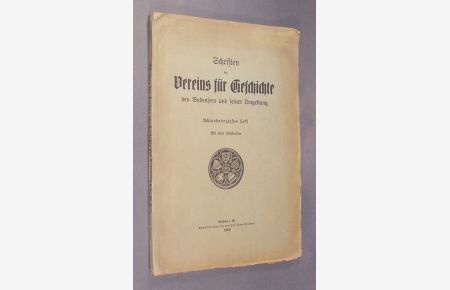 Schriften des Vereins für Geschichte des Bodensees und seiner Umgebung. Heft 48.