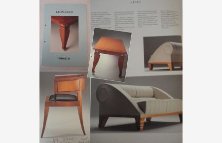 I mobili designati da Leon Krier