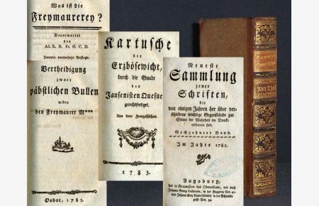 Neueste Sammlung jener Schriften, die von einigen Jahren her über verschiedene wichtige Gegenstände zur Steuer der Wahrheit im Drucke erschienen sind. Sechzehnter [16. ] Band. Im Jahre 1785.