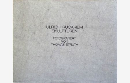 Ulrich Rückriem, Skulpturen. Fotografiert von Thomas Struth.