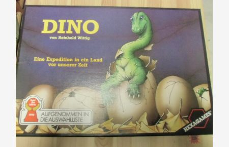 Dino - ein Spiel von Reinhold Wittig.   - Achtung: Nicht für Kinder unter 3 Jahren geeignet!