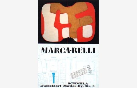 Marca-Relli. [Einladung] Galerie Schmela, Düsseldorf, 16. November 1971.