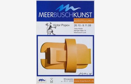 MeerbuschKunst. Ausstellung 2008. [Ausstellungsplakat / exhibition poster].