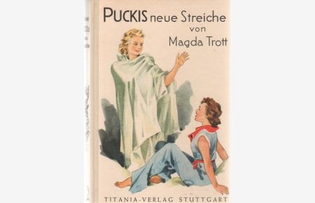 Puckis neue Streiche eine Erzählung für Kinder mit Illustrationen von Fritz Hartenstein.