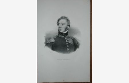 Brustporträt. Lithographie von Belliard, am Unterrand mit Bezeichnung Mgr de Dauphin.