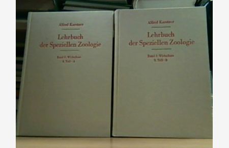 Lehrbuch der Speziellen Zoologie. Hier Band I: Wirbellose 3. Teil A und B in 2 Bänden!