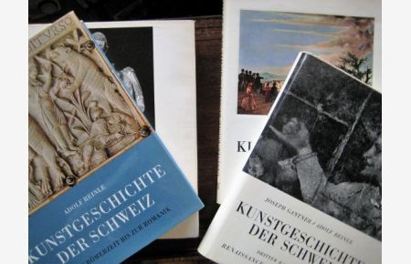 Die Kunstgeschichte der Schweiz. Von den Anfängen bis zum Beginn des 20. Jahrhunderts. IV Bände.