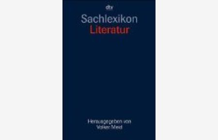 Sachlexikon Literatur.
