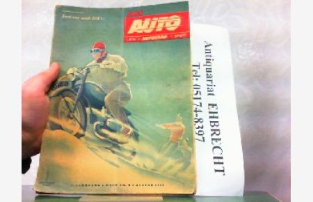 Das Auto. LKW Motorrad, Sport. Stuttgarter Ausgabe. Hier 4. Jahrgang 1949 Heft Nr. 2.
