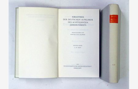 Bibliothek der deutschen Aufklärer des achtzehnten Jahrhunderts (2 Bde. , compl. ).