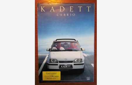 Kadett GSi Cabrio - Faltprospekt 01099 Ausgabe 08/1988.