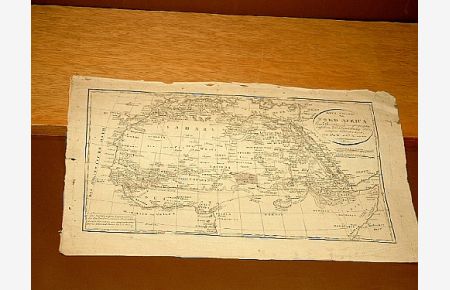 Neue Charte von Nord Africa : Eine Berichtigung der Geographie desselben, und Darstellung der neuesten Entdeckungen von Park und Browne. 1800. Kupferstichkarte.