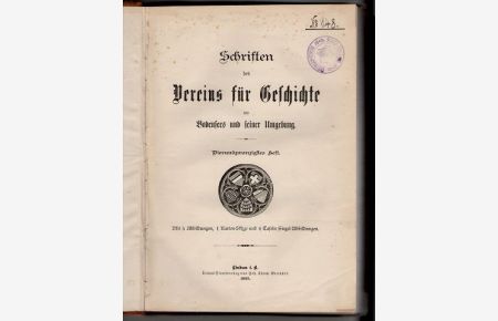 Schriften des Vereins für Geschichte des Bodensees und seiner Umgebung (24. ) Vierundzwanzigtes Heft 1895.