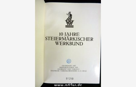 10 Jahre Steiermärkischer Werkbund.