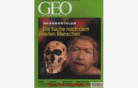 Geo Magazin 4/2001: Neandertaleer - Medizinrobotik - Verhaltensforschung - Warane - Segeln - russische Atom-U-Boote - Lorenz Oken - Südlibanon