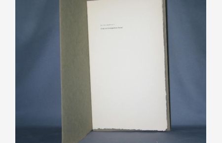 Leicht mit bewegendem Hauch : [Gedicht].   - Ratsdruckerei Güstrow, Güstrow 1940