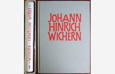 Die Kirche und ihr soziales Handeln  - : Grundsätzliches u. Allgemeines. (Johann Heinrich Wichern Sämtliche Werhe, hrsg. v. Peter  Meinhold ; Bd.1)
