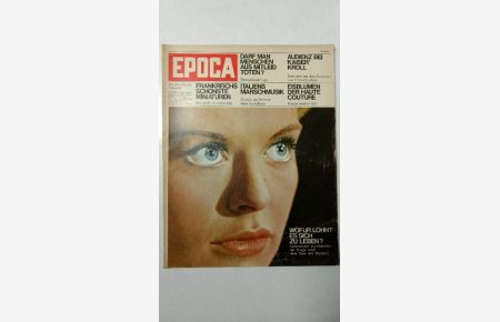 Epoca - Die Neue Deutsche Zeitschrift. Nr. 9 / 1. Jahrgang. November 1963.