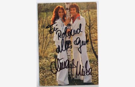 Nina und Mike Autogrammkarte  ## BC 112450 OU 