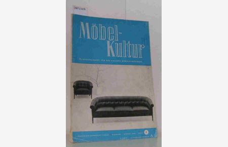 Möbelkultur  - Fachzeitschrift für die gesamte Möbelwirtschaft Heft 8 August 1964