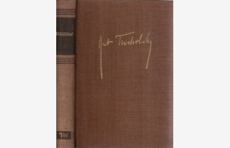 Tucholsky - Ein Lesebuch für unsere Zeit  - Lesebuch für unsere Zeit