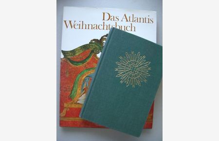 2 Bücher Atlantis Weihnachtsbuch Krippe und Stern Werkbuch Advent Weihnachten