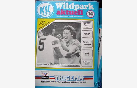 14 Hefte KSC Magazin 1984 Karlsruher Sport Club Fußball