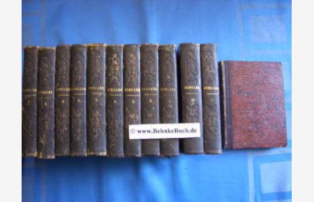 Schillers sämmtliche Werke in zwölf Bänden. (12 Bände komplett).
