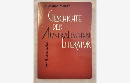 Geschichte der australischen Literatur.