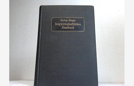 Bergwirtschaftliches Handbuch