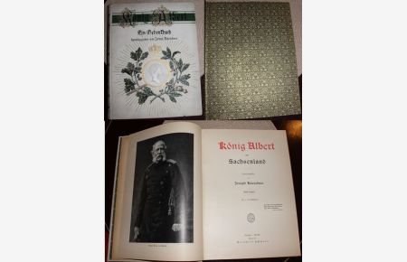 König Albert und Sachsenland. Ein Gedenkbuch  - Mit ca. 450 Illustrationen.