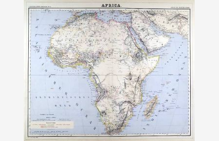 Africa. Gesamtkarte.