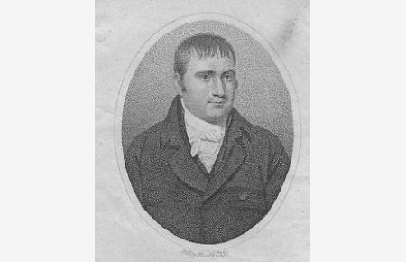 Portrait. Halbfigur im Oval. Punktierstich von Ridley, Blattgröße: 14 x 10, 5 cm, 1808.
