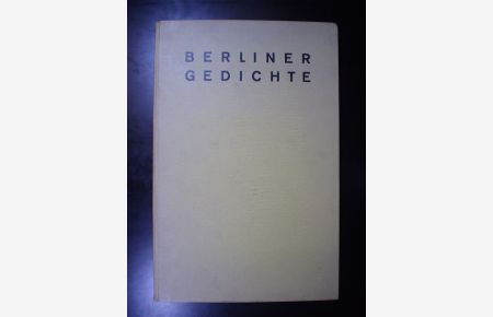 Berliner Gedichte